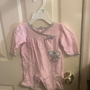 Little Wonders Pink Mouse Bodysuit